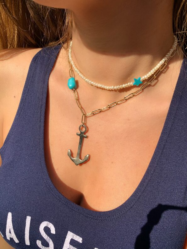 anchor necklace love